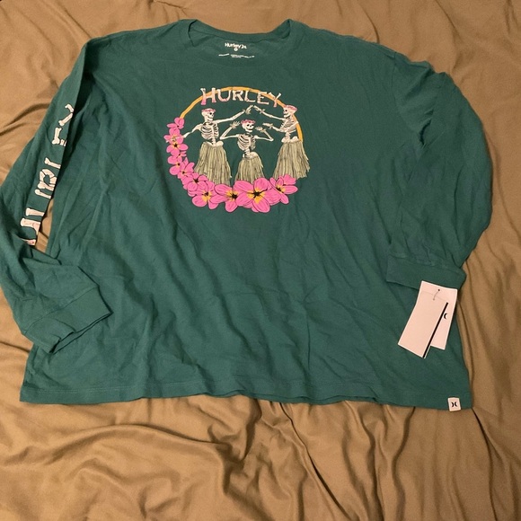 HURLEY HULASKEL Womens Oversized Tee size large - Picture 3 of 8